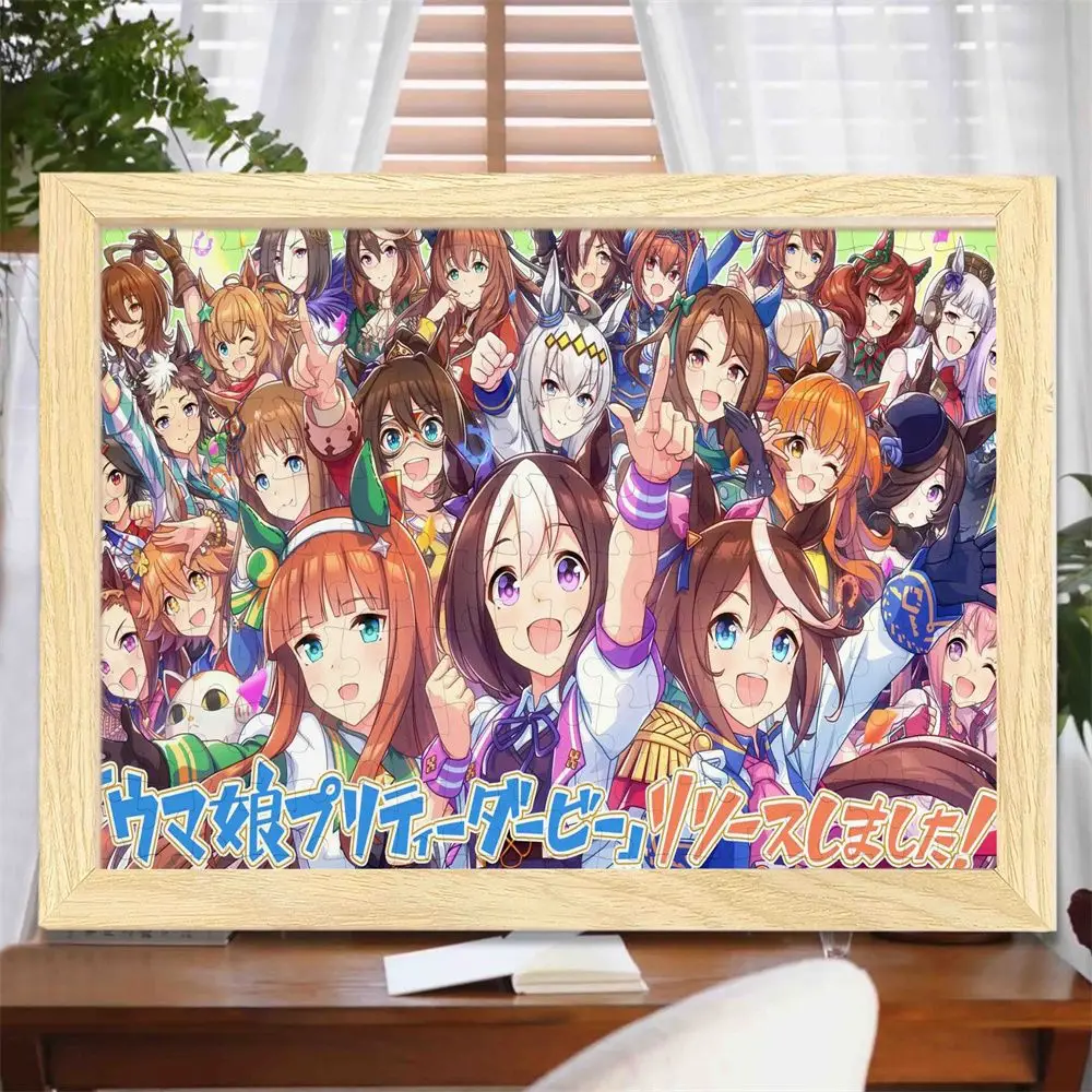 

Anime No attributes Cosplay Anime Cartoon figure handmade wooden puzzle desktop ornament puzzle Accessory birthday gift