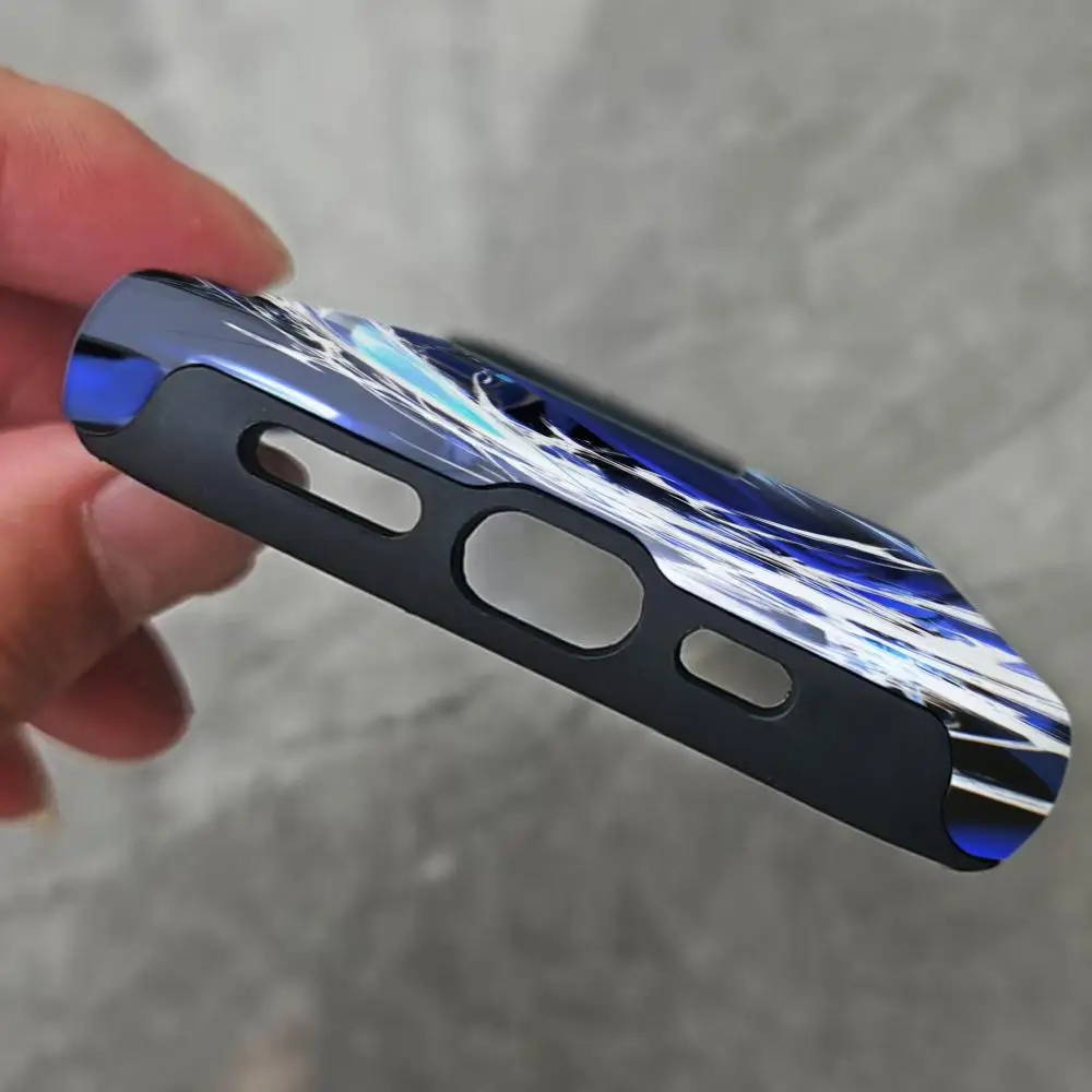 Funda para teléfono con diseño de personajes de anime y videojuegos, Genshin Impact, con un atractivo diseño de personaje masculino, funda protectora para smartphone, material de película, 2 unidades.