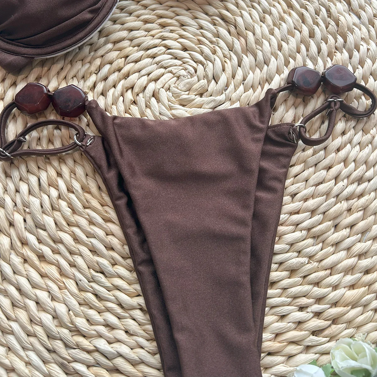 Push Up Sexy Micro Bikini 2025 Women Swimsuit Swimwear Brown Thong Bikinis Set Brazilian Beach Wear Bathing Suit Biquini Female