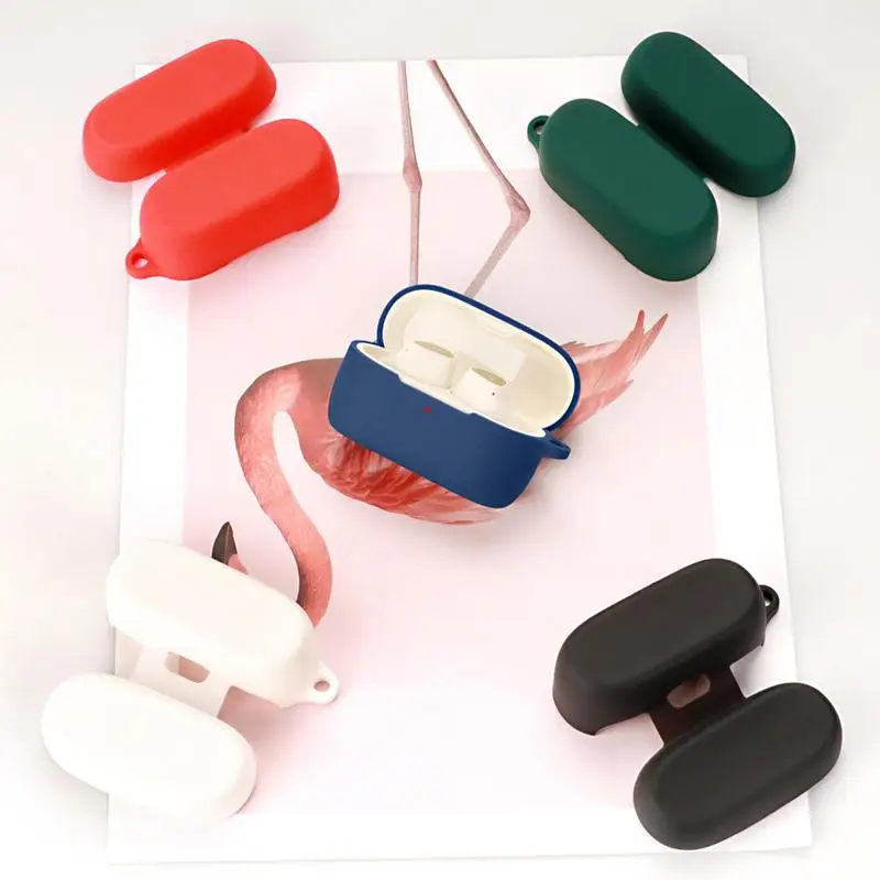 Earbuds Protector Case Covers For ELITE 4 Wireless Earphone Charging Case Soft Headphone Protective Shell With Carabiner