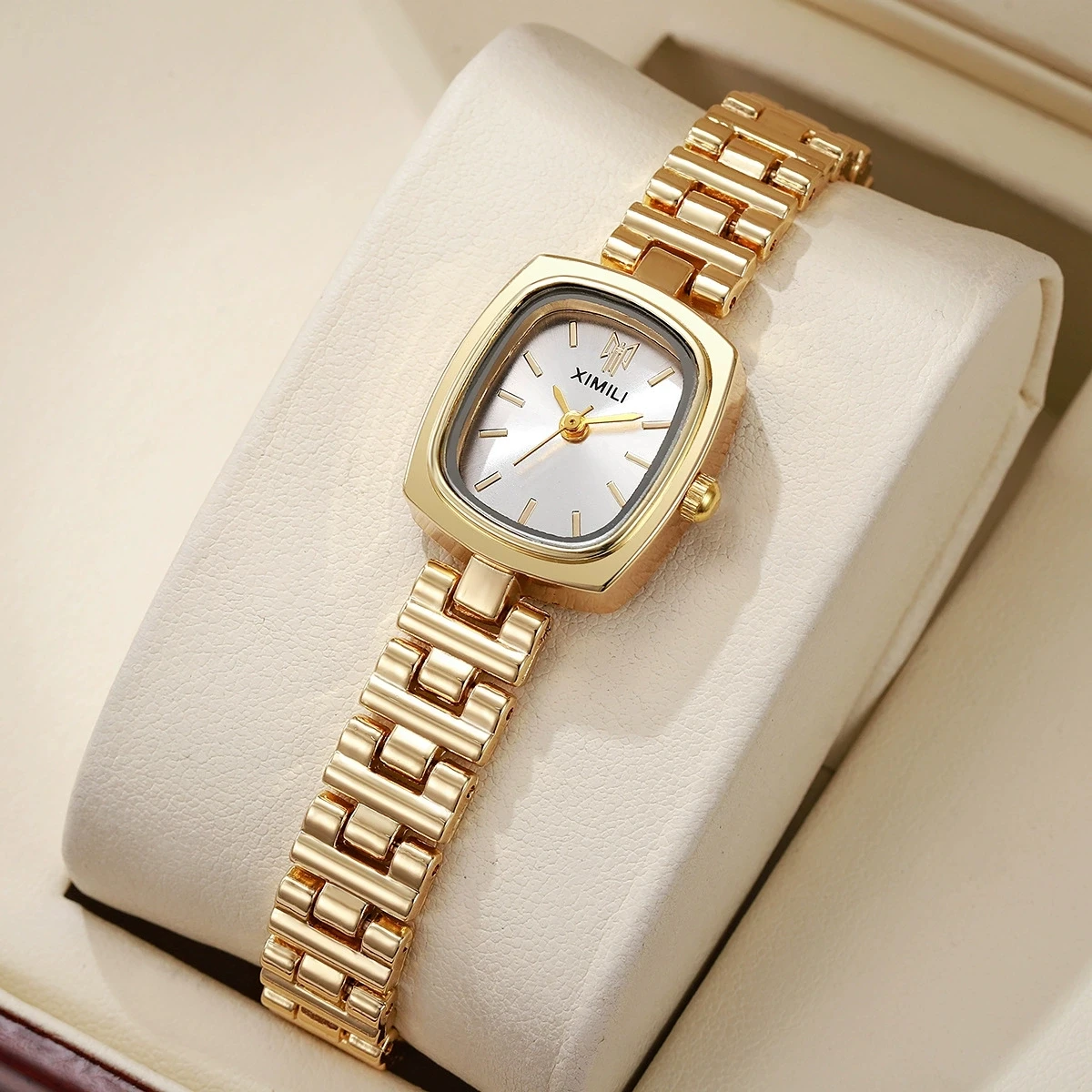 New Fashion Luxury Woman Gold Bracelet Watch Women Wristwatches Ladies High Quality Stainless Steel Quartz Watches Reloj Mujer