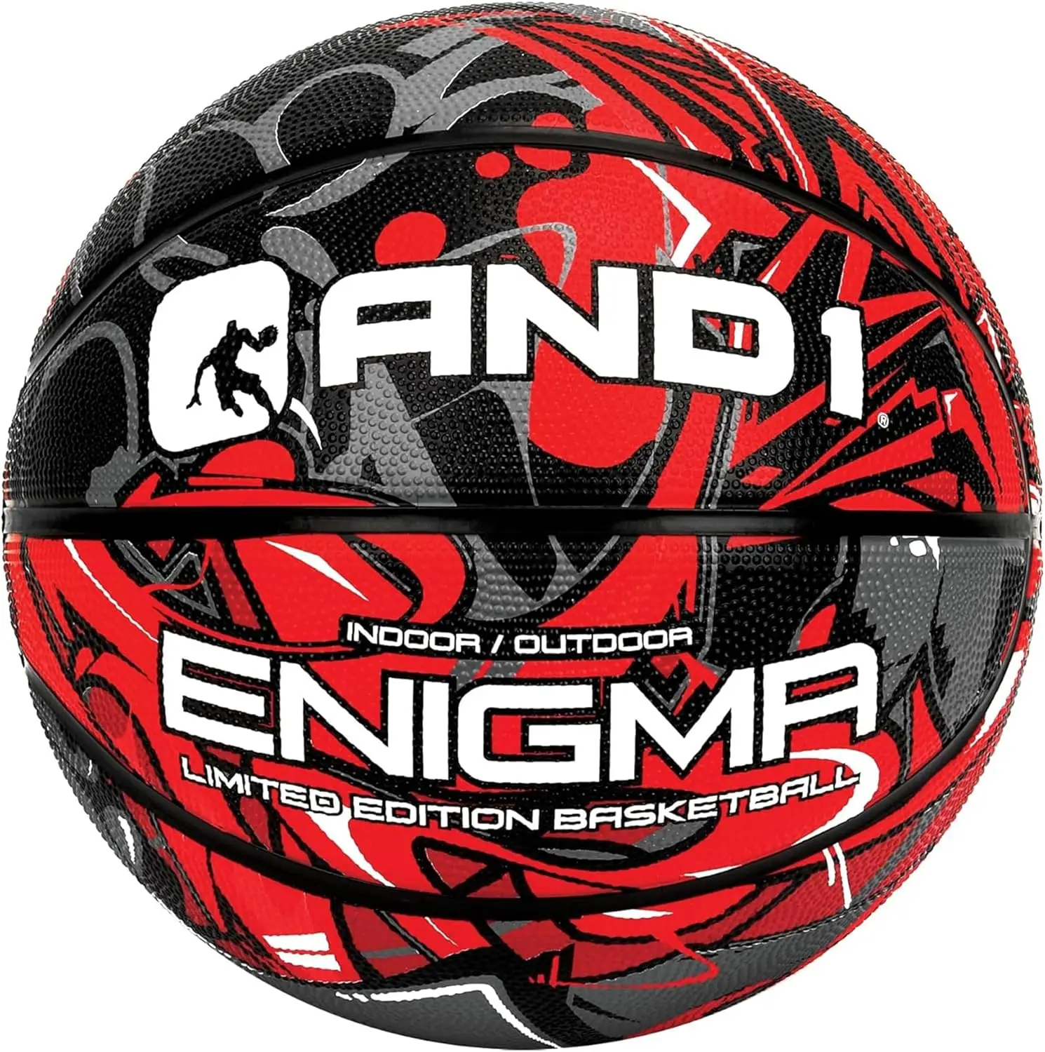 

Official Size 7 Basketball for Indoor & Outdoor, Deep Channel Grip, Durable Rubber