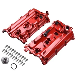 Aluminum Valve Covers w/ Gasket for Infiniti G37 08-13 M37 11-13 3.7L VQ37VHR