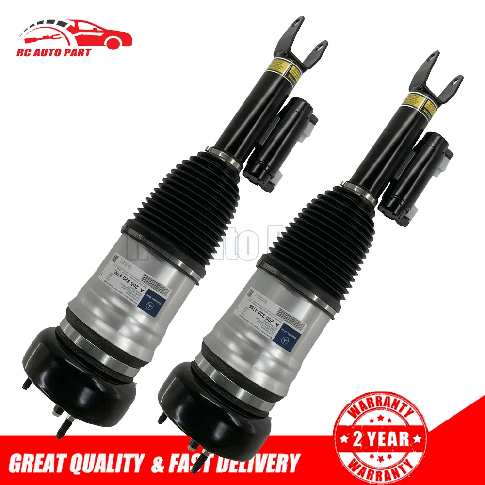 Pair Front Air Suspension Struts For Mercedes Benz W205 C-Class C200 2WD 2013-2020 A2053204768, A2053204968, A2053208300