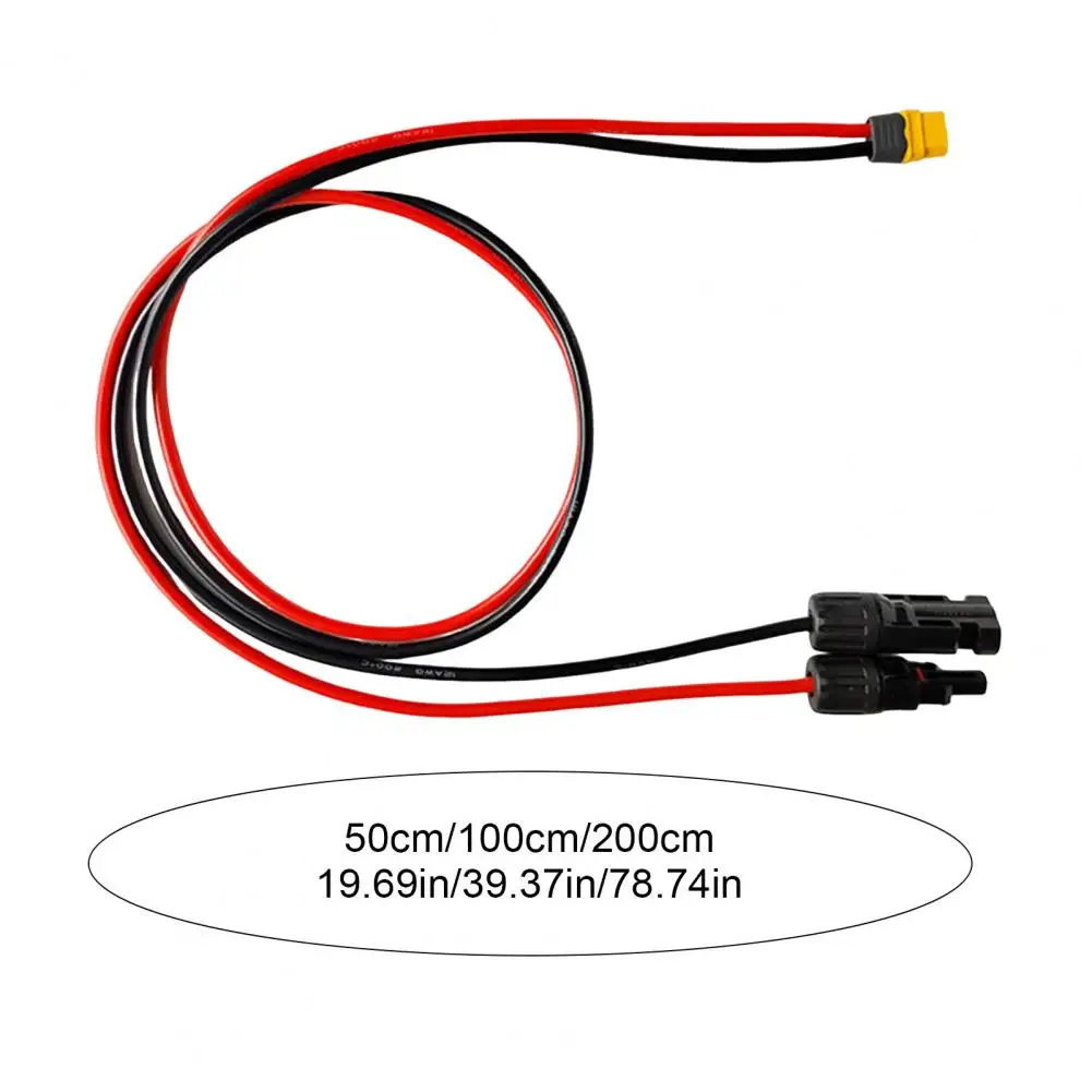 Waterproof Solar Extension Cable High Voltage Solar Cable 600v Xt60 to Solar Panel Extension Cable Ip68 Waterproof Connector