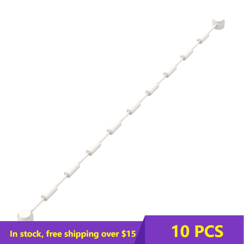 10PCS High-Tech Assemble Particle 63141 21 x 1 Climbing handle end post Building Blocks Kit Replaceable Part Toys For Children