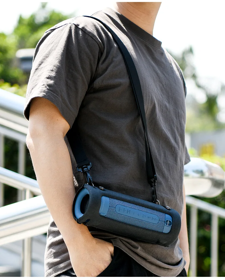 

For Sony SRS-XB23 Speaker EVA Case Portable Shoulder Slant Case