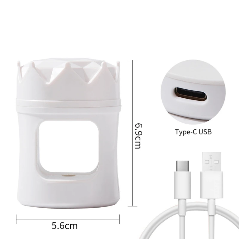 6 Đèn LED Thái Móng Tay Khô Đèn UV LED Đèn Móng Mini Di Động Máy Sấy Móng Tay Với Cáp USB Gel Móng Tay máy Sấy Tặng Nhà Du Lịch Sử Dụng