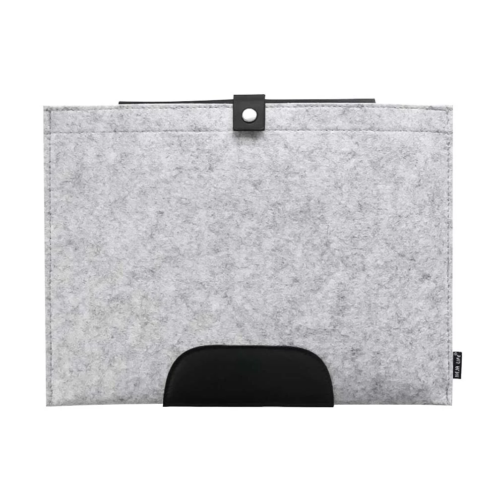 A4 Felt File Folders Portable Paper Organizer Felt Holder Document Carrier Bag Briefcase Expanding Handbag for Office School