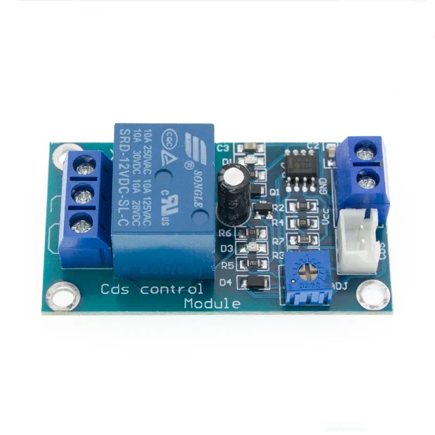 XH-M131 DC 5V 24V 12V 10A Photocontrol Switch Photoresistor Relay Module Detection Sensor Brightness Automatic Control