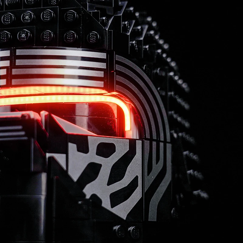 Set Lampu LED Lazishi 75415 Cocok untuk Kylo Ren ™    Hadiah penerangan helm (tidak termasuk blok bangunan)