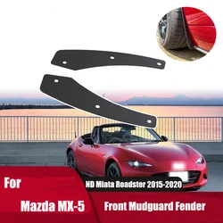 Car Front Mudguard Fender Splash Guards Mud Flaps For Mazda MX-5 ND MX5 Miata Roadster 2015-2020