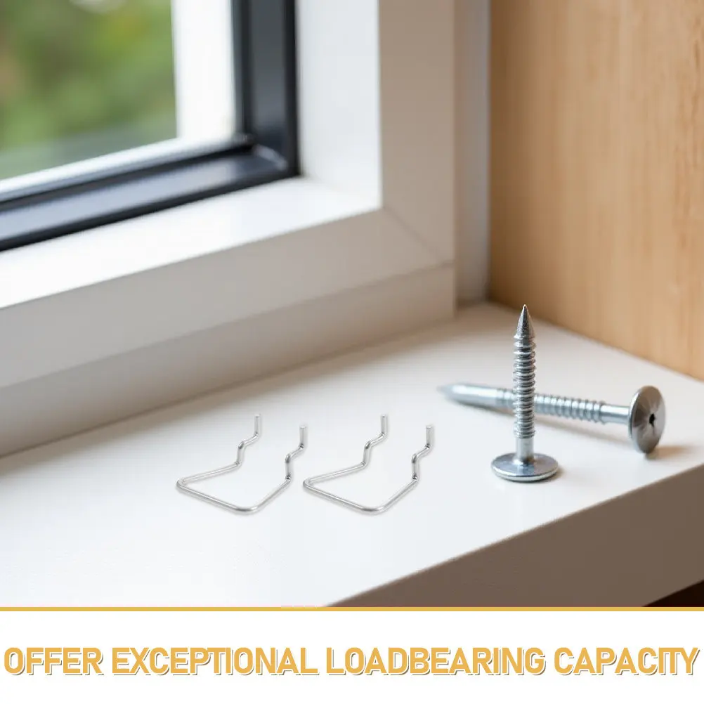 30Pcs Stainless Steel Pegboard Hooks 3.5mm Thick Waterproof Rustproof Tool Hangers for 25Mm Spacing Pegboard Organizer Kitchen
