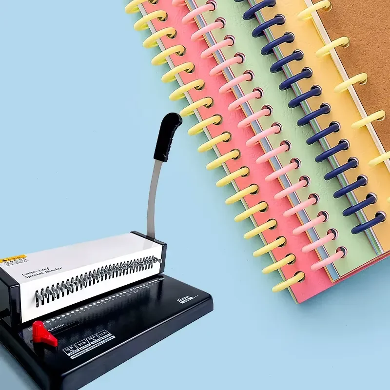 for Office Manual Book Binding Machine 30 Hole Notebook Spiral Binding Machine Punching Machine