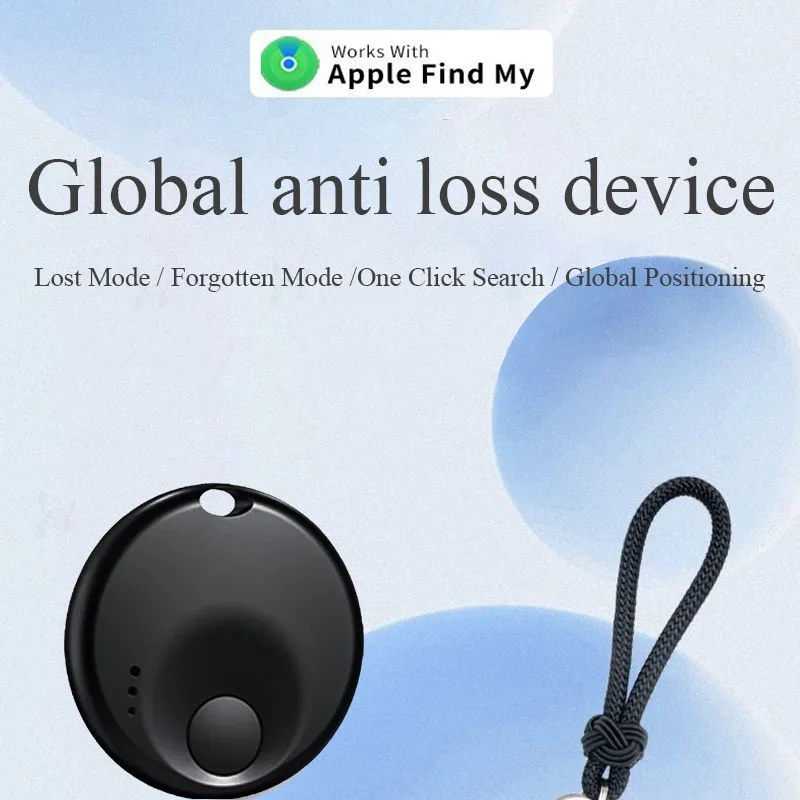Мини-тег умный GPS-трекер для iOS Apple Find My App анти-потерянное напоминание локатор устройств для ключей от машины домашние животные дети