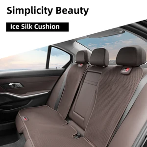 Car Ice Silk Seat Cover, Frente e Almofada Traseira, Protector Pad para Toyota GR, Gazoo Esporte de Corrida, C-HR, RAV4, Avensis, Prado, Prius 8 principais vendas toyota c hr capa banco - №2