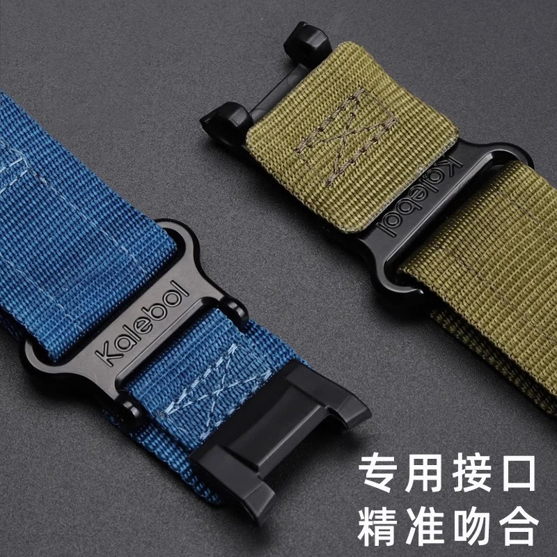 Canvas Strap For Casio G-SHOCK Mudmaster GWG-B1000 3rd Gen Big Mud King Waterproof Sport Replacement Men Nylon Watchband Adapter - view 3