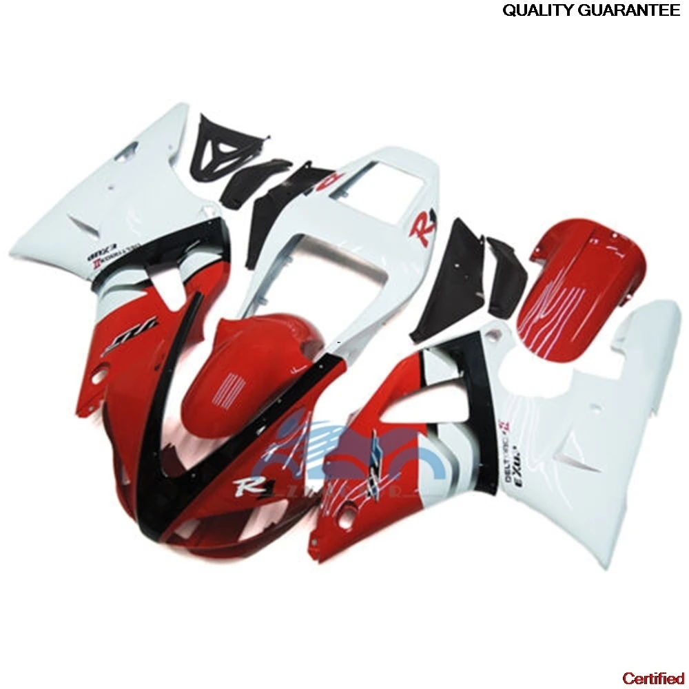 Suit For YAMAHA YZF R1 1998 1999 Red White Black Motorcycle Fairings Fairing Kit r1 98 99 ZZ05