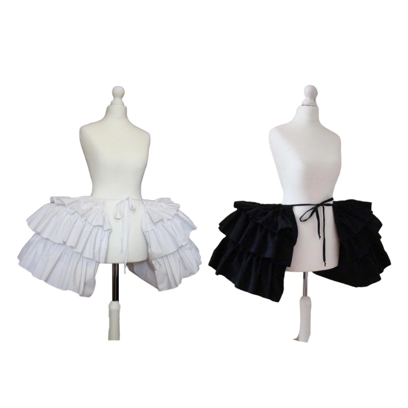 Bridal Petticoat Lovely Skirt Support Elastic Waist Half Skirt Adjustment Cosplay Daily Photography Skirt Supplies