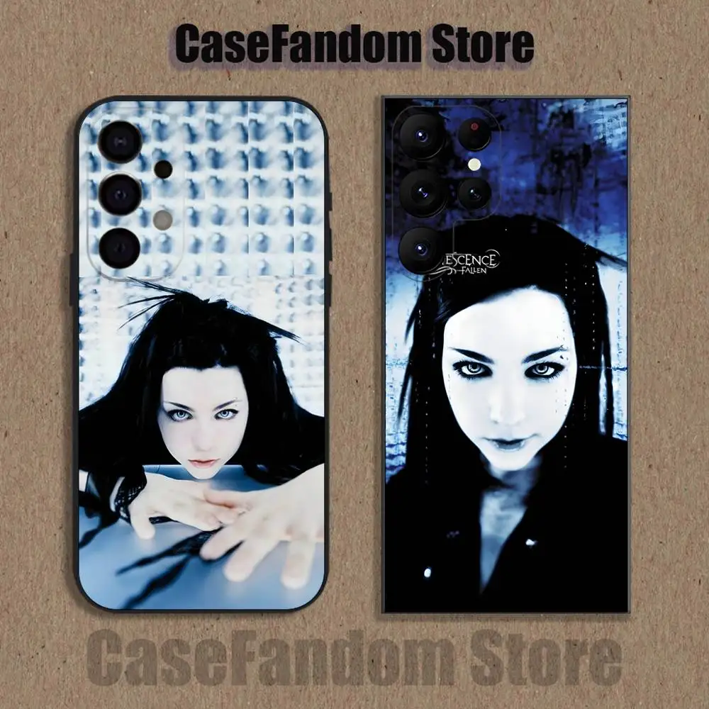 

E-Evanescence Fallen A-Amy Lee For Samsung Phone Case S26,S25,S24,S21,S22,S23,S30,Ultra,S20,Plus,Fe,Lite,5G Black Cover
