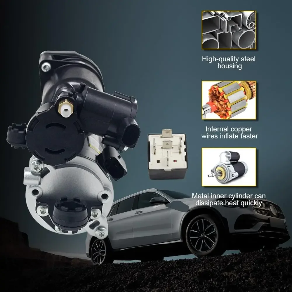 Air Suspension Compressor Pump For Mercedes-Benz W221 CL216 S350 S400 S450 S550 S600 S63 AMG Air Ride Pump W166 X166  2213201704