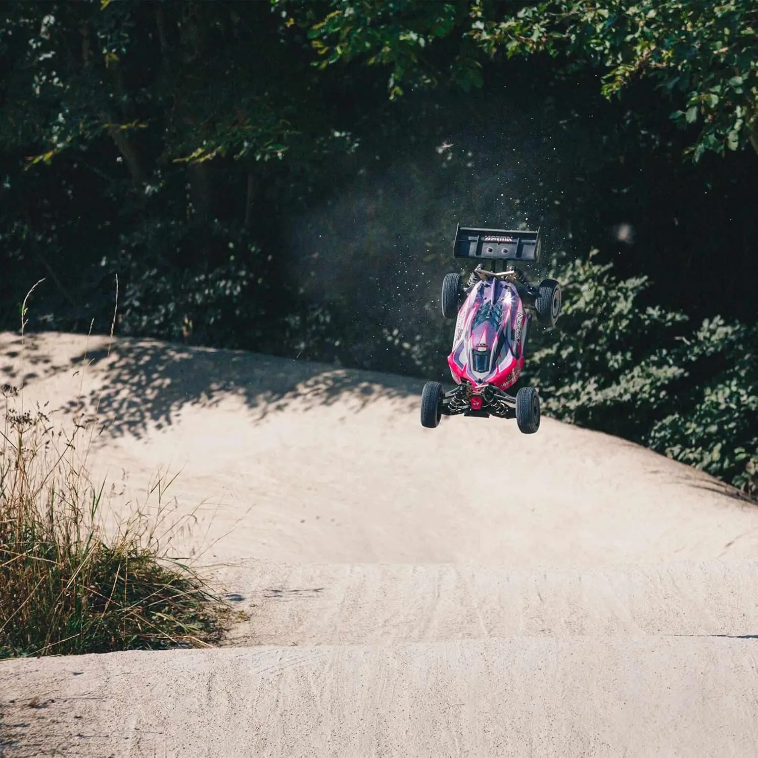 RC Car 1/8 TLR Tuned 4WD Roller Buggy, Pink/Purple, ARA8306 image 6