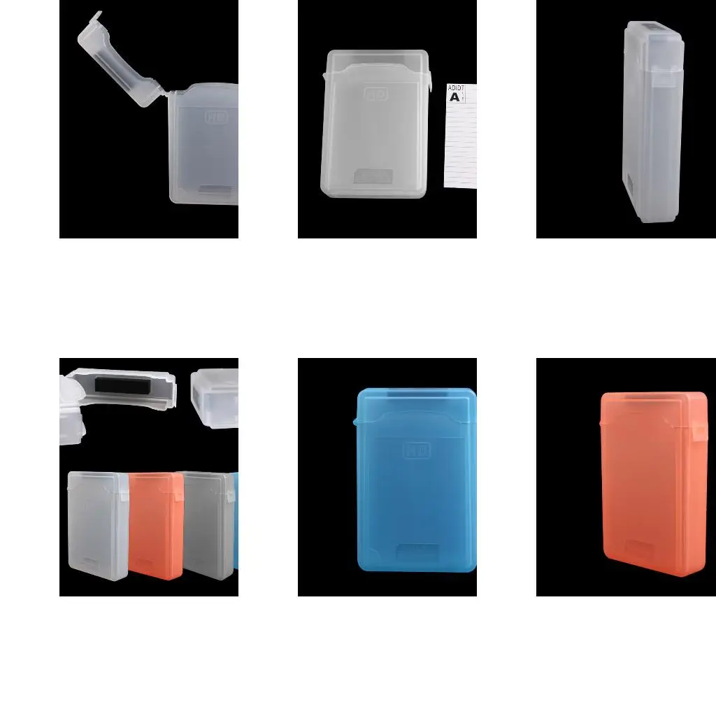  3.5 Inch Hard Drive Bags & Case HDD Protective Moisture-proof Storage Box for HDD 3.5''