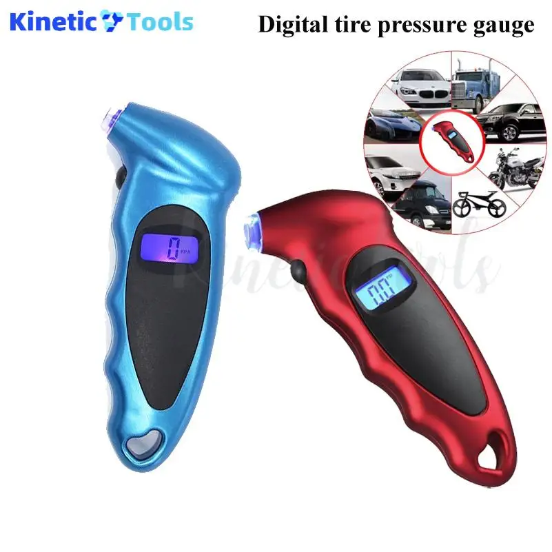 

Digital Tire Pressure Gauge Car Portable LCD Display Backlight High Precision Tyre Air Pressure Monitor Tool Auto Accessories