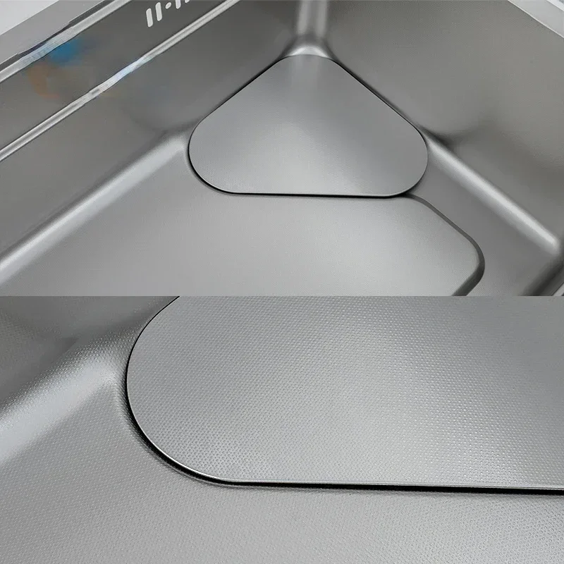 Stainless Steel Kitchen Sink Nano Silver Coated Bowl Under Counter Japanese Style Multifunctional Simple Large Single Sink