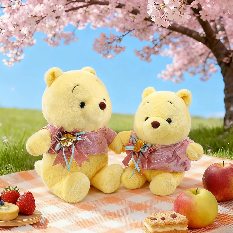 

Disney Winnie the Pooh Plush Toy 32cm with Bow - Cute Pillow, Sleeping Comfort Doll, Birthday,Christmas Gift, Party Holiday Gift