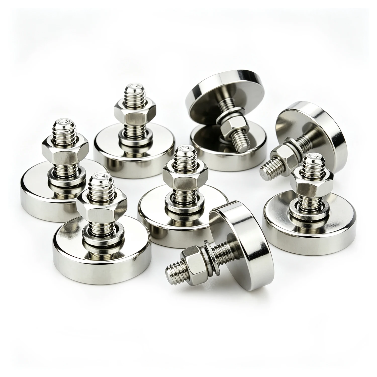 External Thread Magnet NdFeB Rare Earth M6/M8 Strong Magnetic Suction Fixture Holds Fixed Seat Salvage Magnet Imán