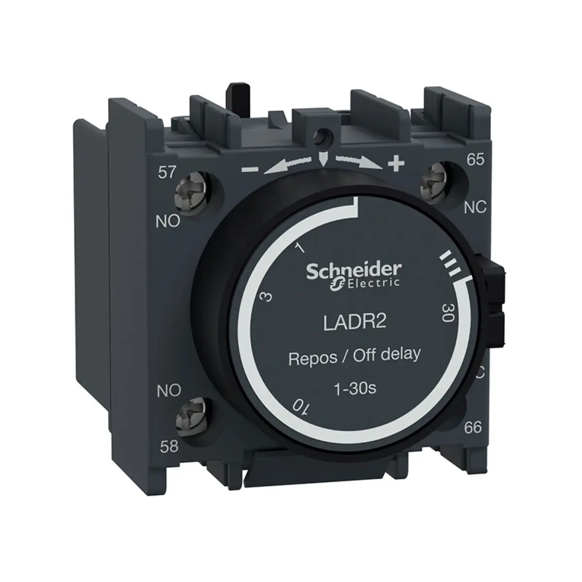 

LADR2 LA-DR2 вспомогательный контактный блок с задержкой времени — 1 НО + 1 винтовые зажимные клеммы НЗ