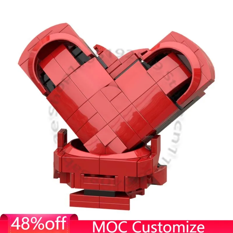 

137 PCS Cupid Arrow 76895 Valentine's Heart MOC Customize Modular Building Block Kids Popular Creative DIY Toy Birthday Gift