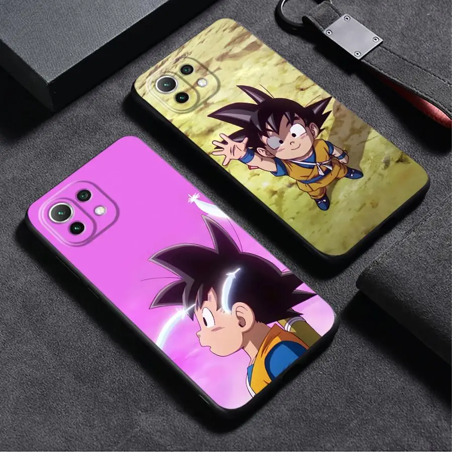 

Dragon Ball Cartoon Cute Goku Phone Case for Xiaomi Mi 12T 10T 11 Lite 12x 15 11T Pro 12 Lite 13Lite 14 Pro Soft Cover