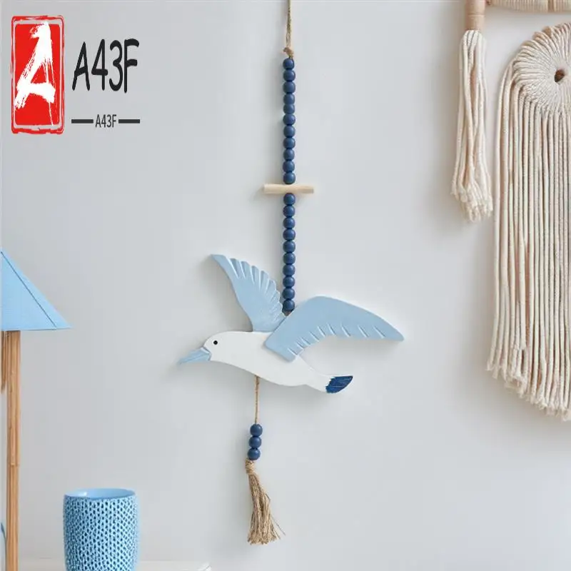

A43F-Mediterranean Decoration Wall Hanging Seabirds Living Room Painted Seagulls Bird Cafe Wall Background Hanging Decoration