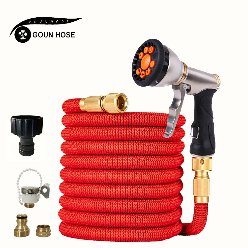 

НОВАЯ катушка для садового водяного шланга, расширяемый поливочный шланг, гибкий автомобильный шланг высокого давления для полива сада, волшебный шланг для орошения сада