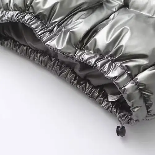 

Жилеты, толстые женские жилеты для женщин, весенние, с хлопковой подкладкой, укороченный воротник-стойка, однобортный, минималистичный, городской, чистый, Y2K