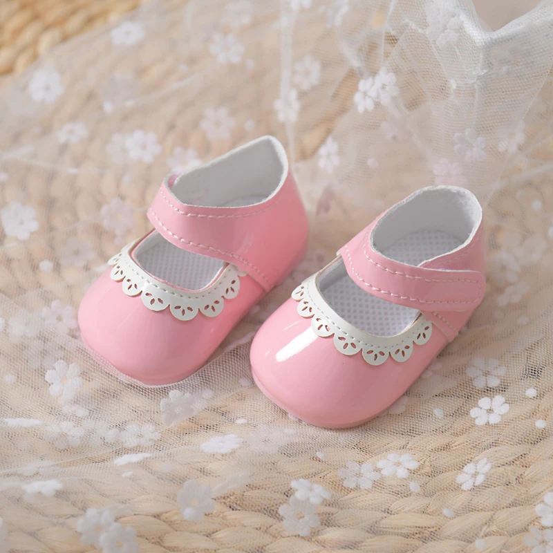 7.5-8cm Doll Shoes for 55cm Reborn Doll Reborn Baby Miniature Shoes 21inch Dolls Accessories Sneakers DIY Girl Toy Gifts