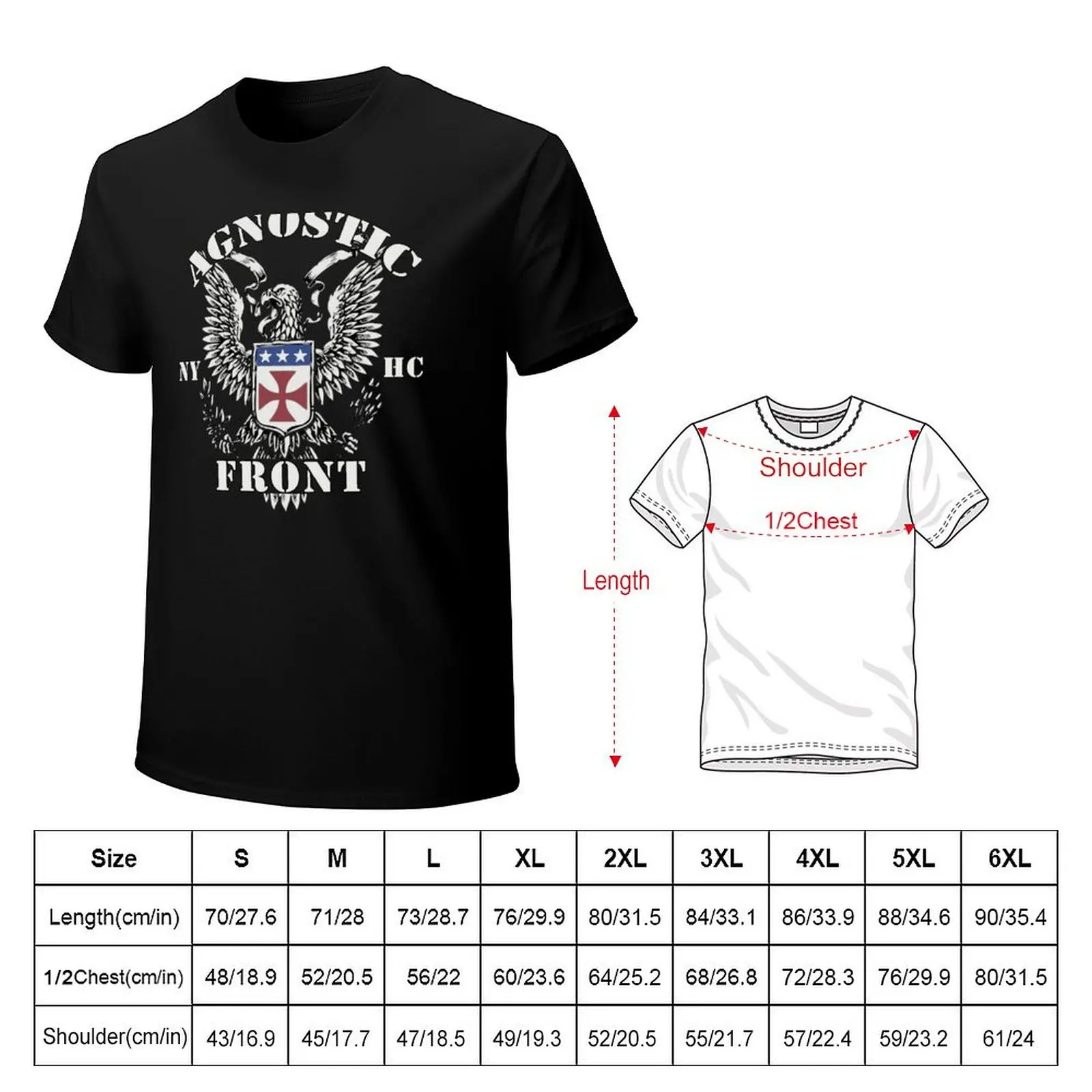 Agnostic Hardcore Thrash Band T-Shirt Quick Dry Training Short Sleeve Tee