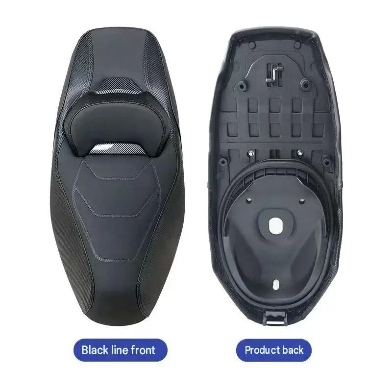 For Haojue AFR125 Motorcycle Modified Complete Seat With Back Cushion Reduce Long‑Trip Fatigue Mod Accessories