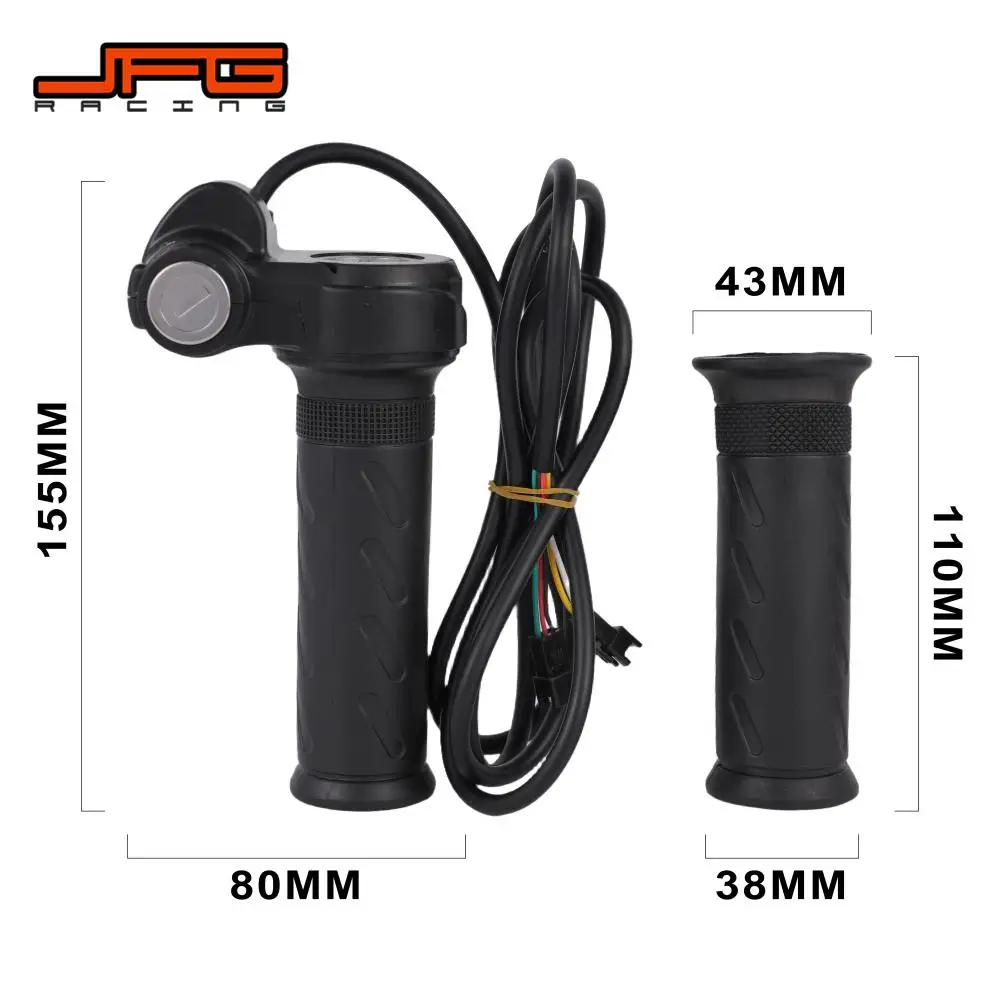 Ebike Full Twist Throttle Grip with 2 Keys For Ridestar Q20  E-Bike Electric Bike