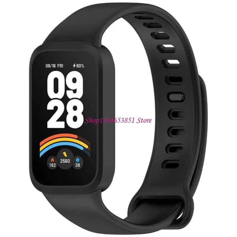 Silicone Watch Band per Band 9 Active/For Band 3 Smartwatch Repair