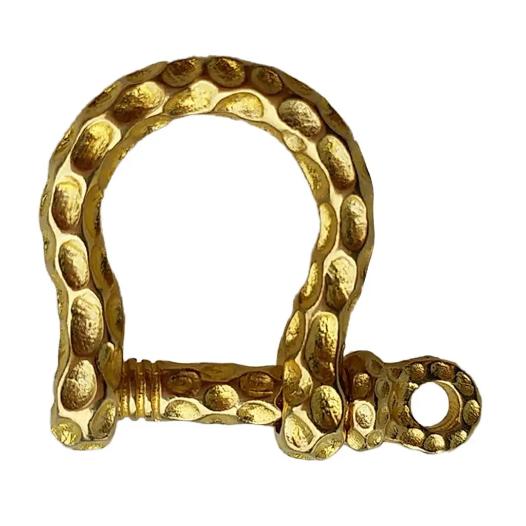 Copper D Ring Horseshoe Buckle U Shape Shackle Fastener Clip for Boat Fender Hook and Crafts
