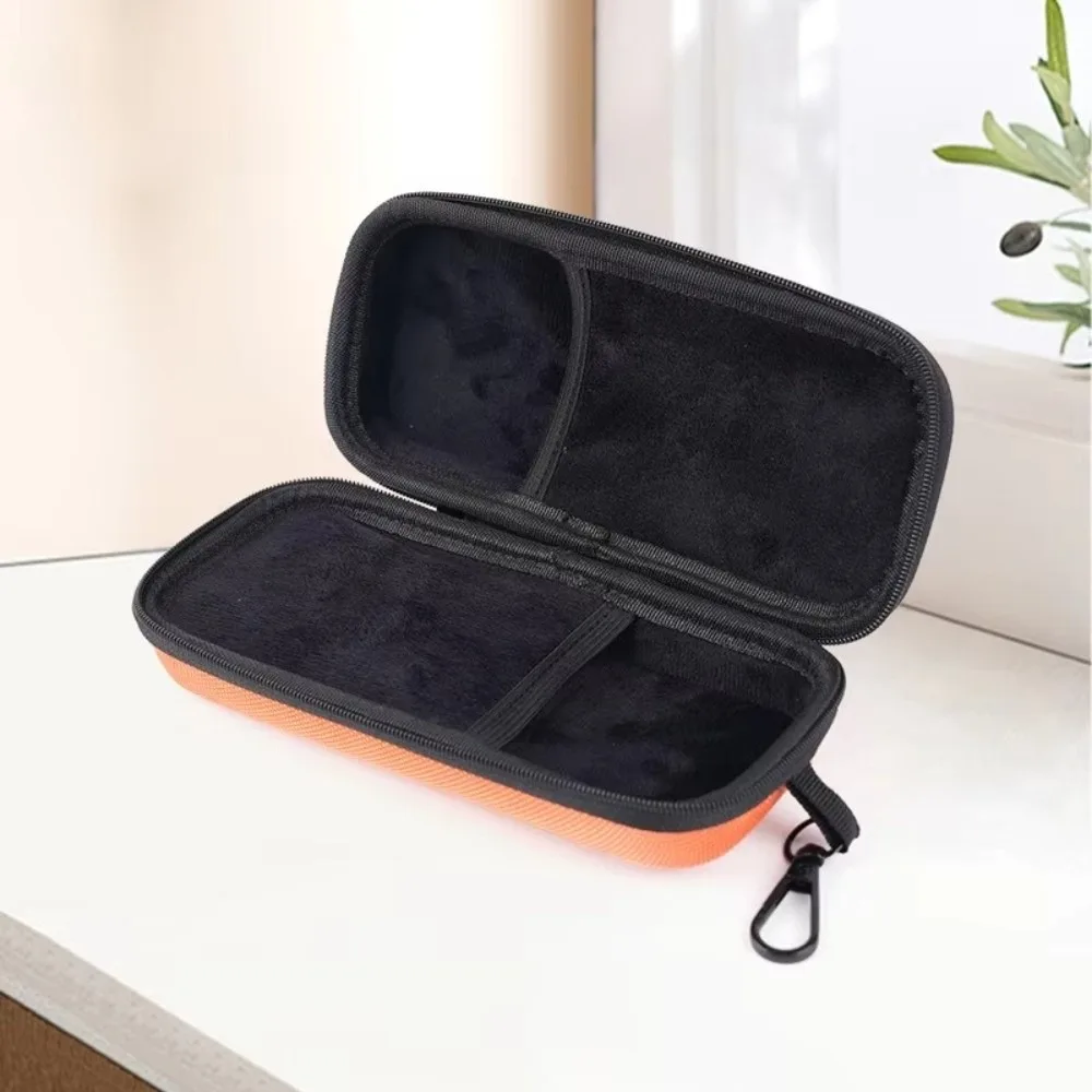 Hard Shell Glasses Storage Box Double Compartment Shockproof Eyeglasses Case Protective Lining Zipper Shockproof Glasses Case