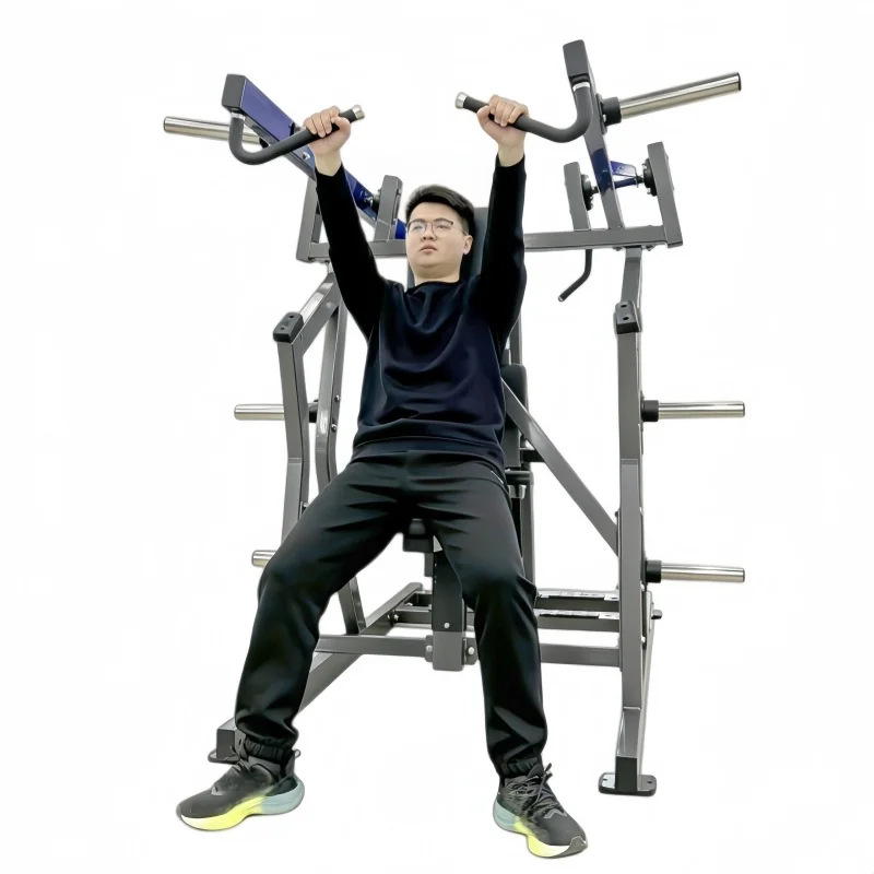 Commercial Fitness Equipment Strength Training Machine ISO-Lateral Lat Pulldown Chest and Back Trainer