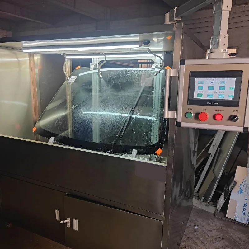 Car wiper washing testing device