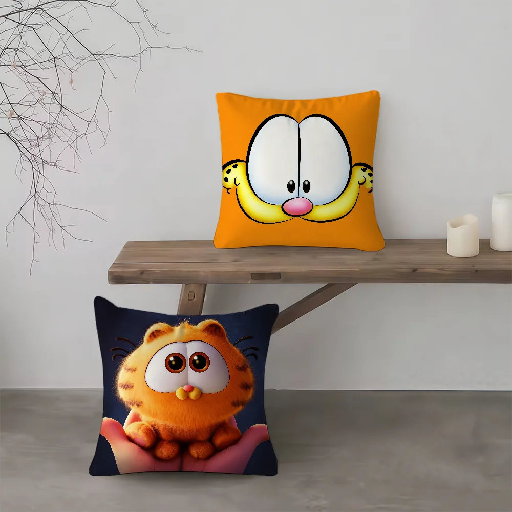 G-Garfield cushion cover The Fashionable Style pillowcase Comfortable sofa Cartoon Bedroom Funny Personalized Movie Decoration