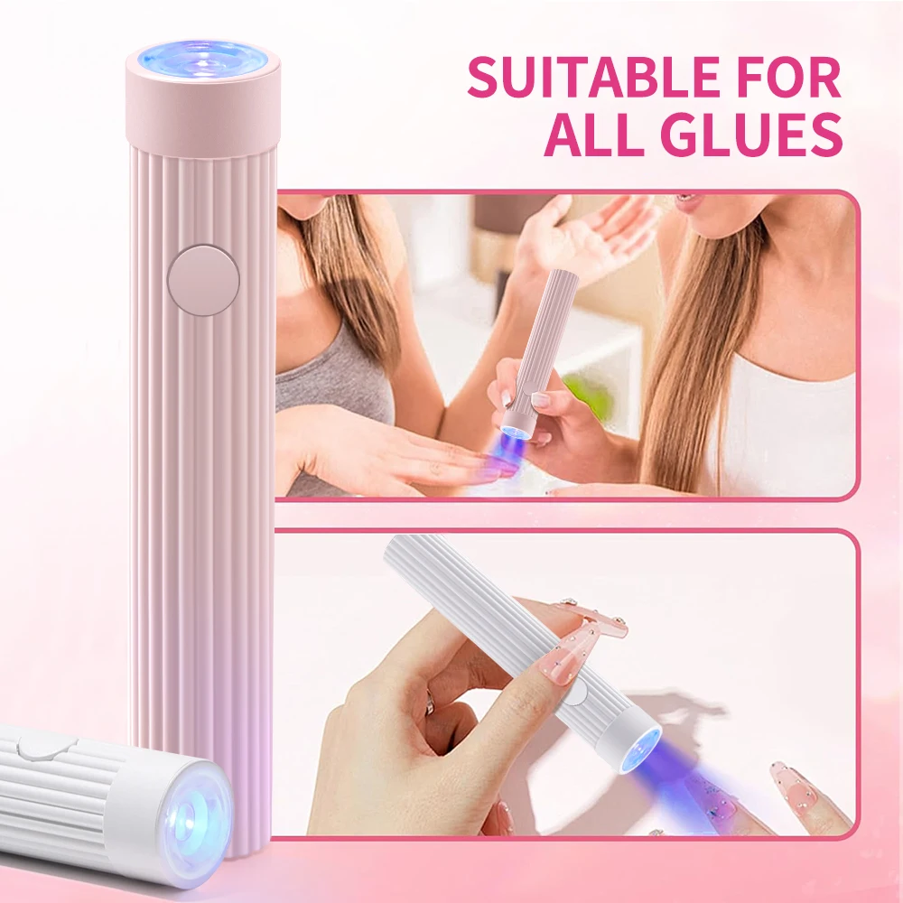 LINMANDA يده الأشعة فوق البنفسجية ضوء للأظافر هلام مصباح المحمولة اللاسلكي قابلة للشحن نوع-C مجفف الأظافر لعلاج سريع لتقوم بها بنفسك الأظافر أداة