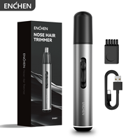 ENCHEN EN001 Professional Nose&Ear Hair Trimmer With Stainless Steel Cut Head USB-C Charging  Port And LED Indicator Light