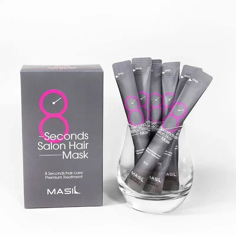 NEW Korean 8 Seconds Salon Hair Mask Masil Hair Restoration Premium Treatments Keratin Repairing Supple Hydration Hair Care Mask